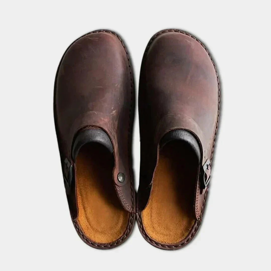 Men's Elegant Slippers with Non-Slip Sole