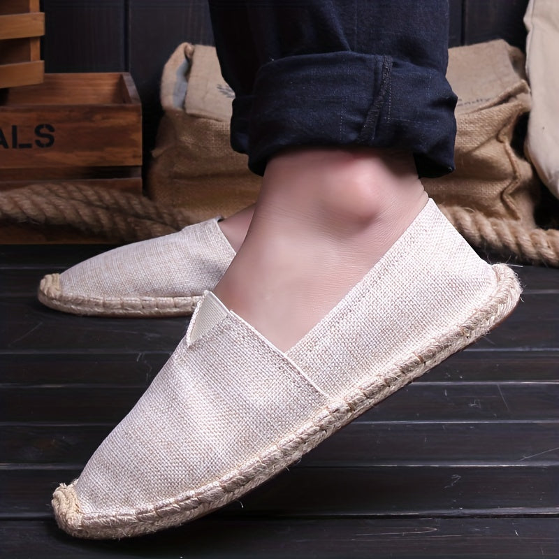 Men's Lightweight Slip-On Espadrilles for Summer