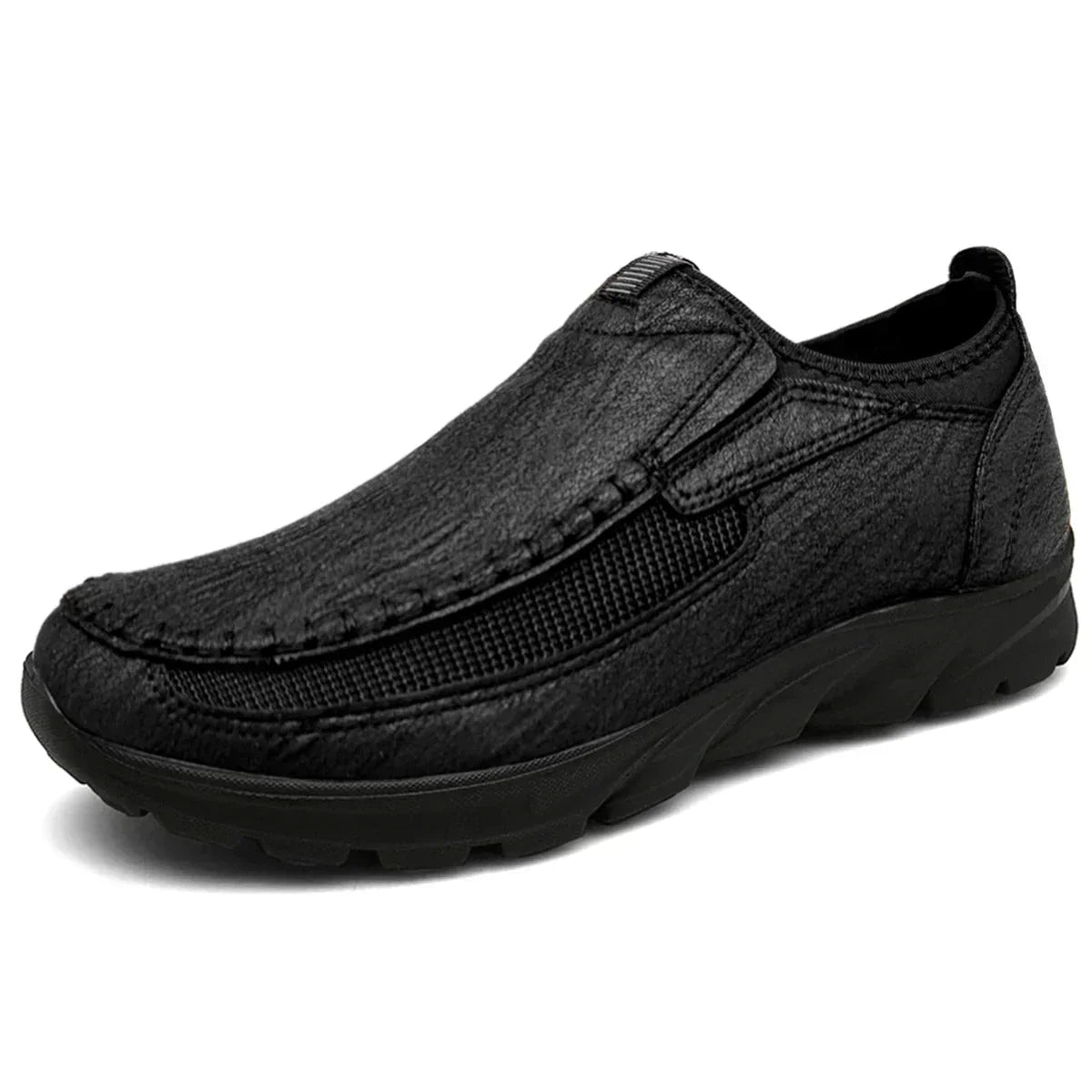 Men's Orthopedic Leather Shoes with Wide Toe
