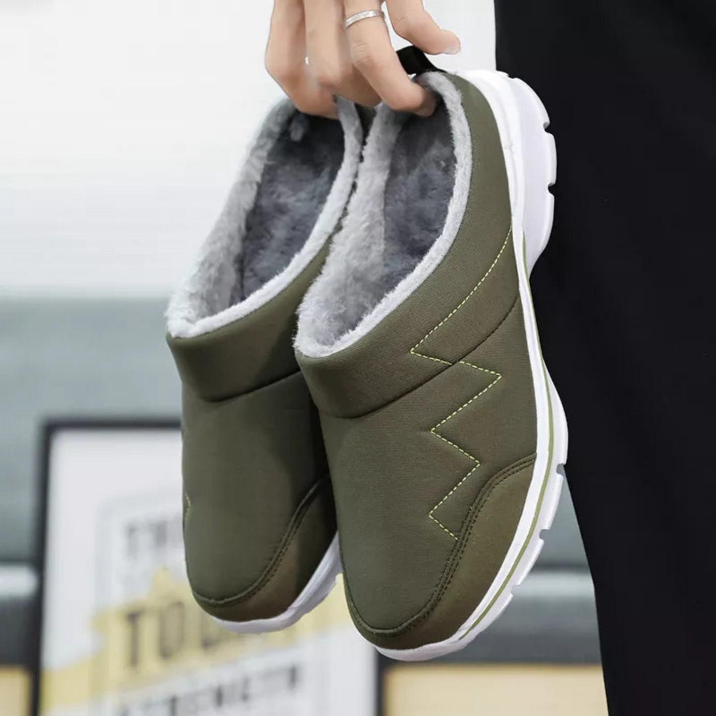 Men's Orthopedic Slippers for Autumn and Winter