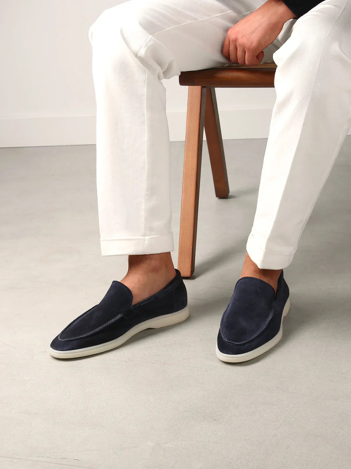 Men's Slip-On Shoes in Suede Style