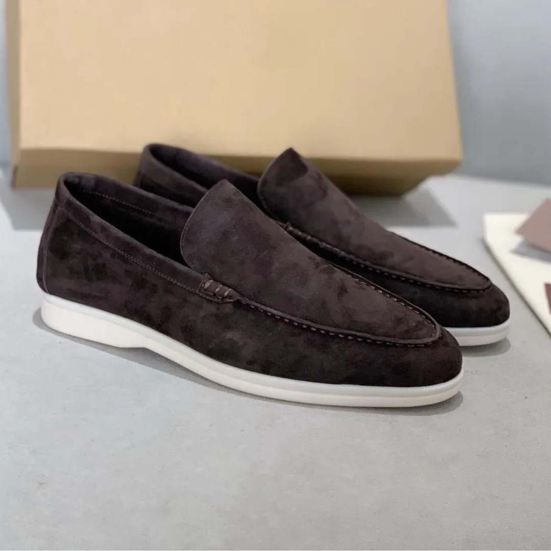 Men's Suede Loafers, Non-Slip and Breathable