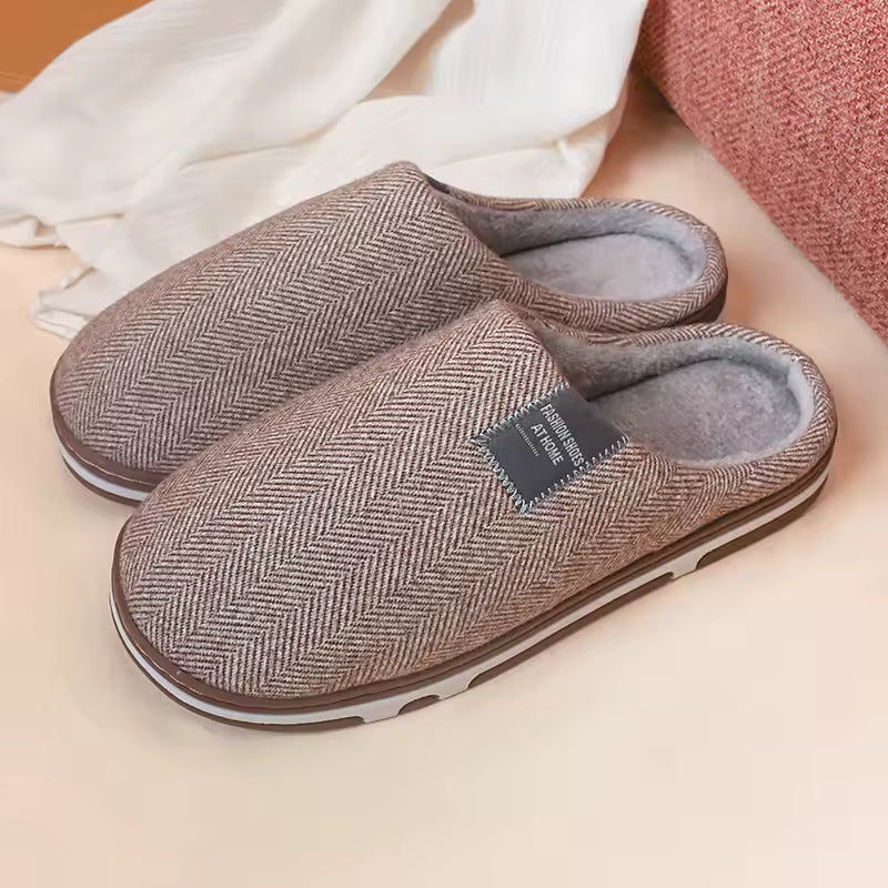Unisex Insulated Slippers with Non-Slip Sole
