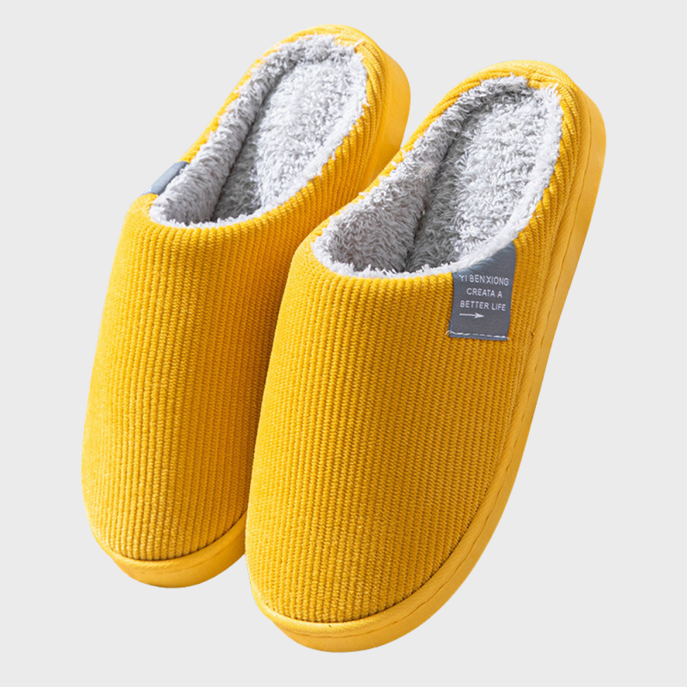 Unisex Warm Fluffy Indoor Slippers