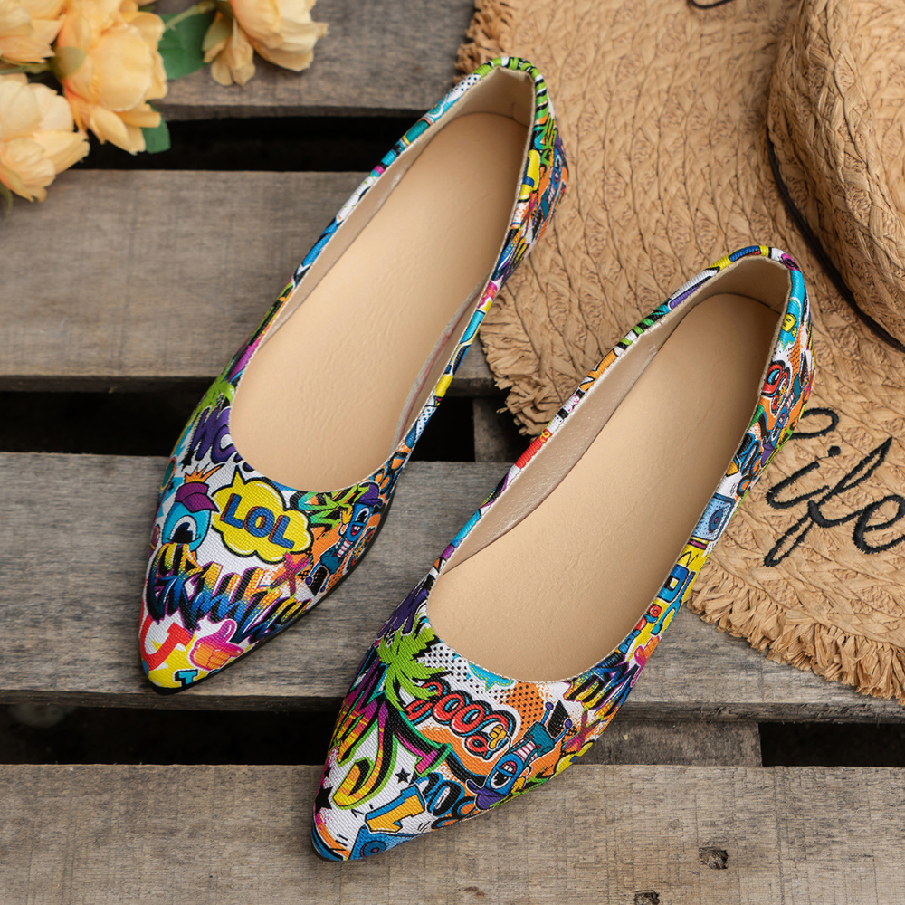 Women's Flat Slip-On Shoes for Summer