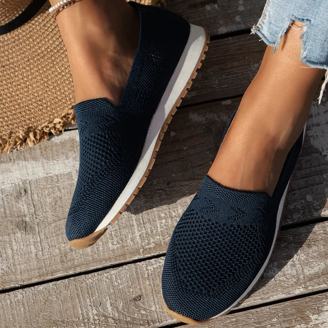 Women's Knit Slip-On Loafers, Lightweight