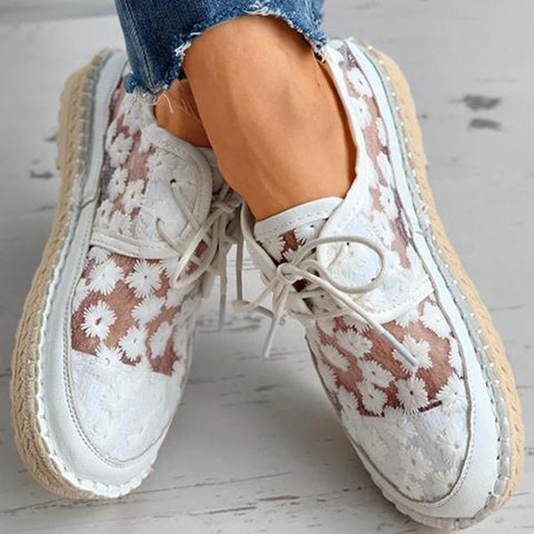 Women's Orthopedic Sneakers with Embroidery