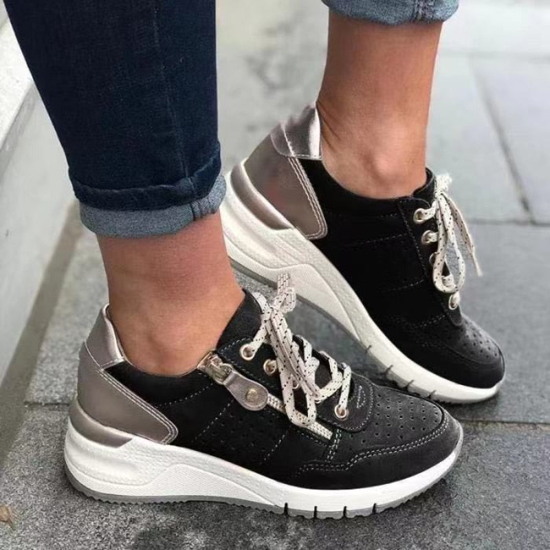 Women's Orthopedic Walking Shoes with Wide Toe