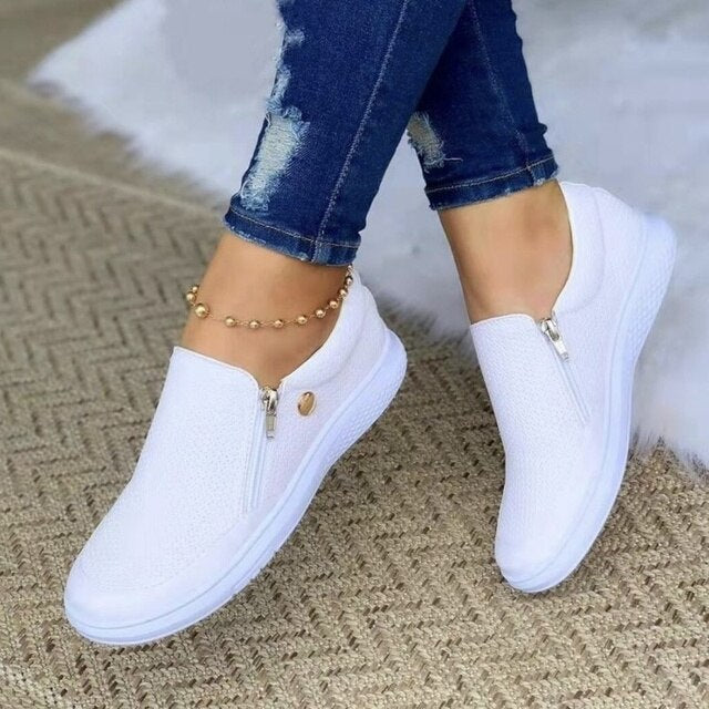 Women's Slip-On Shoes, Breathable and Comfortable
