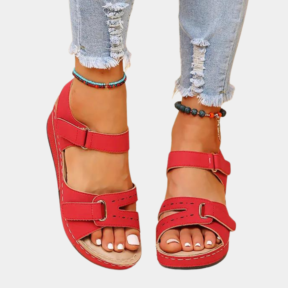 Women's Summer Sandals with Straps and Open Toe
