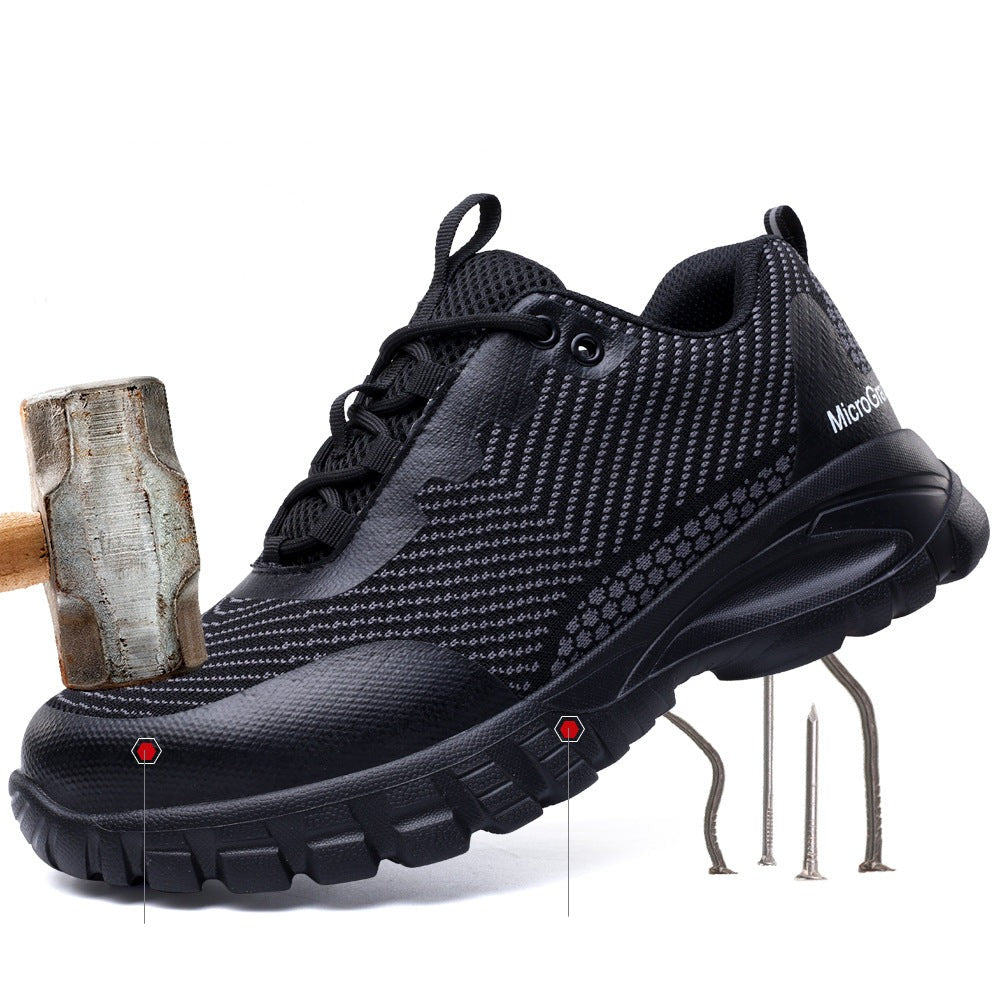 Lightweight Waterproof Work Shoes with Reinforced Toe