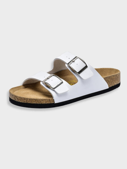 Men's Arizona-Style Slides with Double Strap