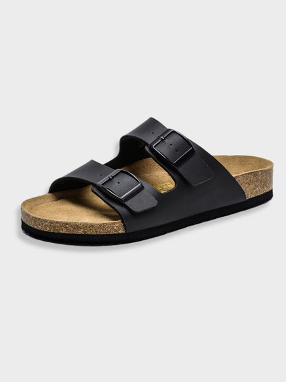 Men's Arizona-Style Slides with Double Strap