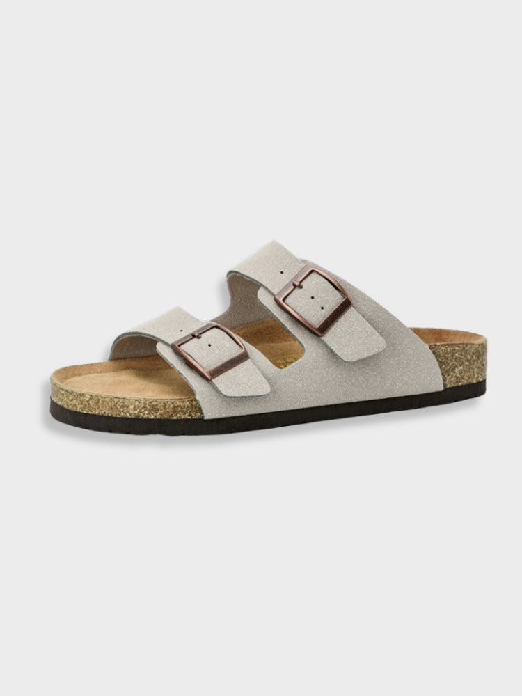 Men's Arizona-Style Slides with Double Strap