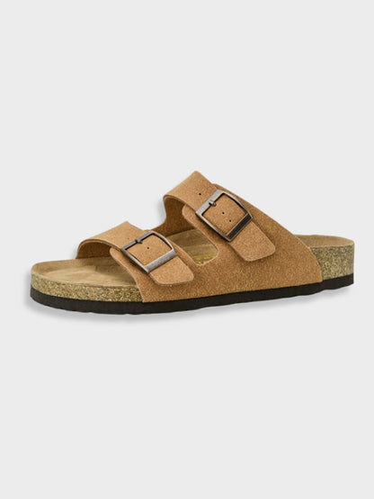 Men's Arizona-Style Slides with Double Strap