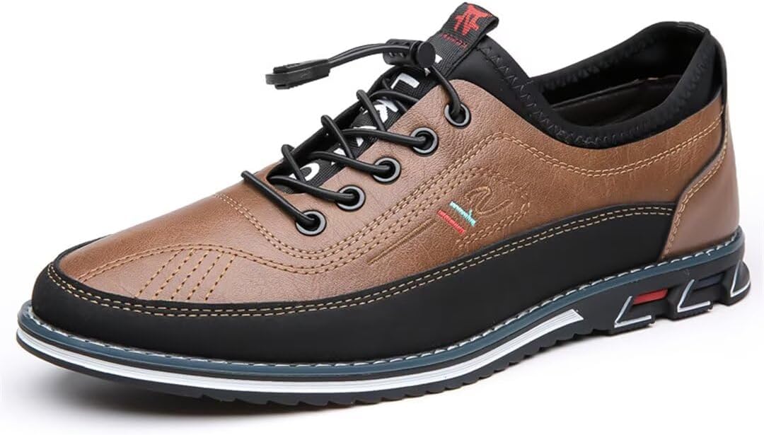 Men's Classic Leather Shoes, Breathable