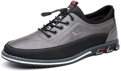 Men's Classic Leather Shoes, Breathable
