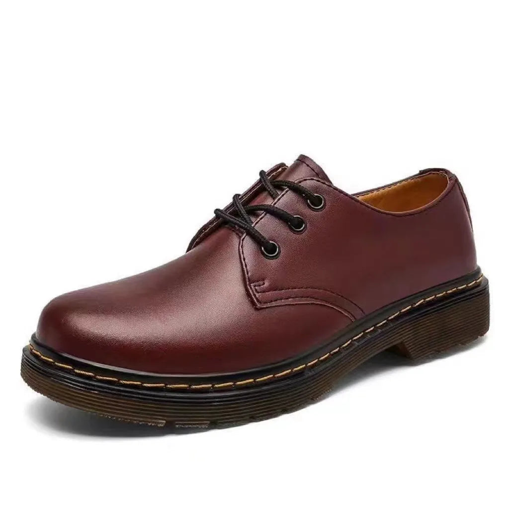 Men's Fashionable Leather Ankle Boots in Urban Style
