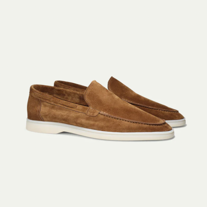 Men's Handcrafted Suede Loafers