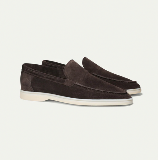 Men's Handcrafted Suede Loafers