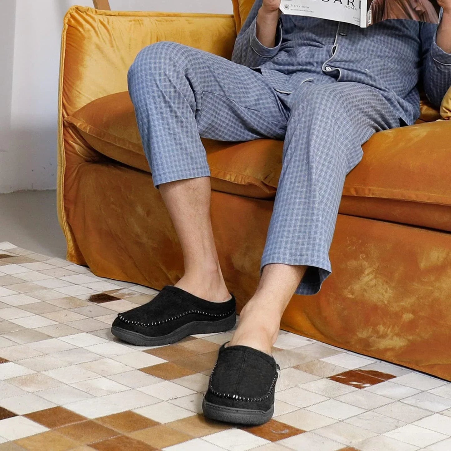 Men's Insulated Loafers with Thick Lining
