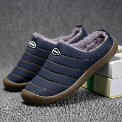 Men's Insulated Slippers for Winter Evenings