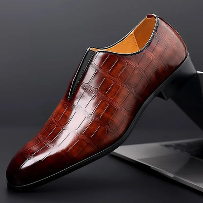 Men's Leather Business Shoes, Elegant