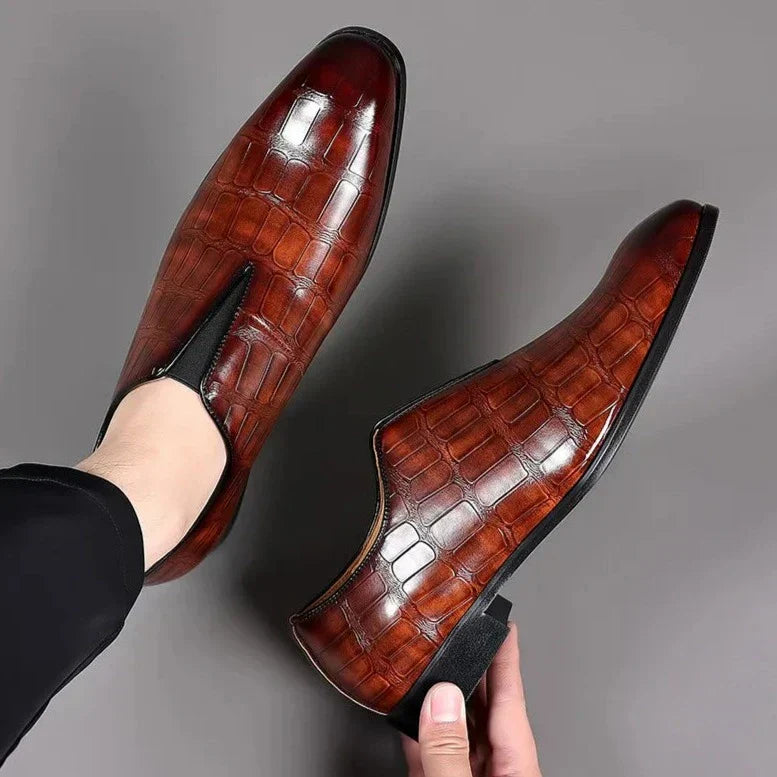 Men's Leather Business Shoes, Elegant