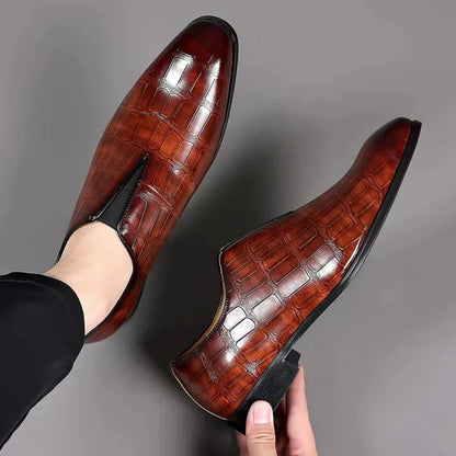 Men's Leather Business Shoes, Elegant