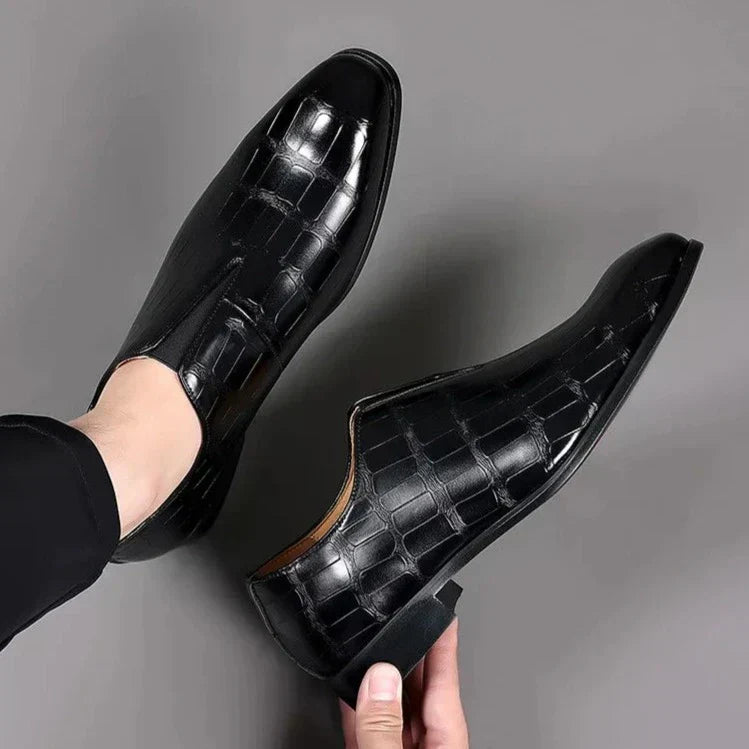 Men's Leather Business Shoes, Elegant