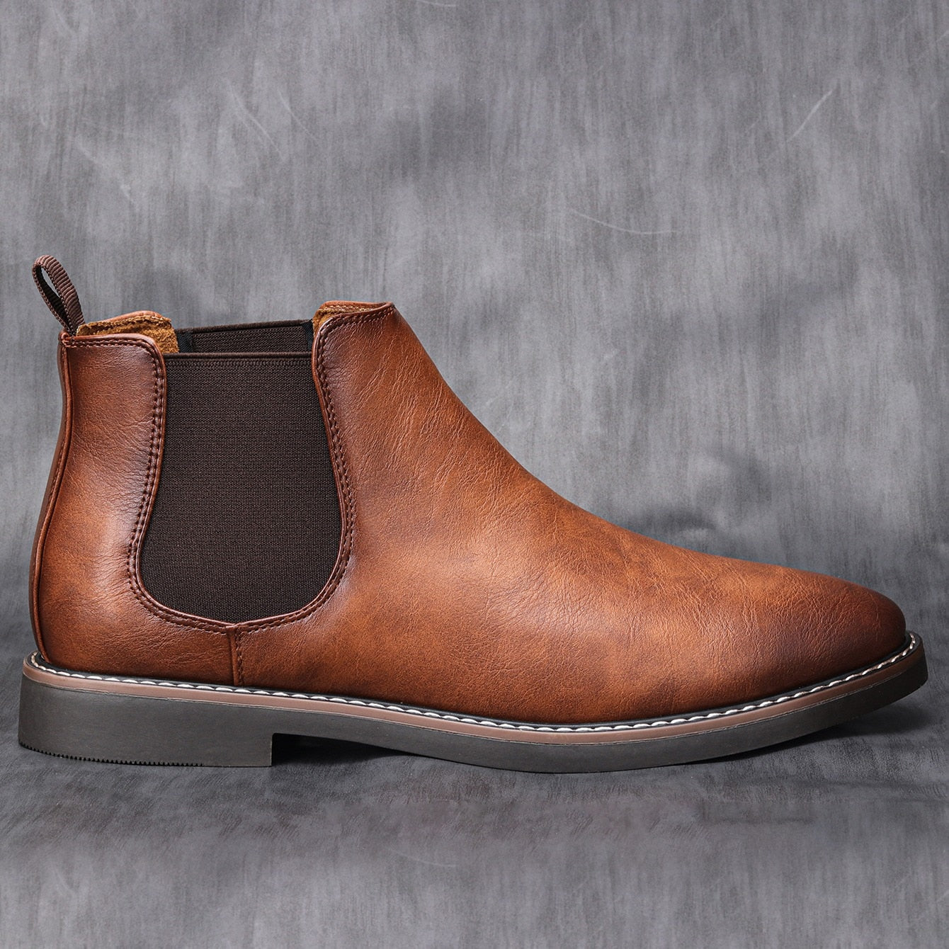 Men's Leather Chelsea Boots, Smooth