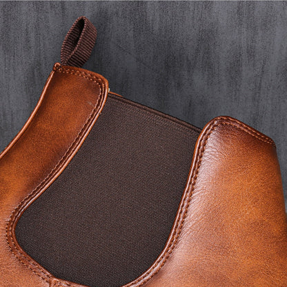 Men's Leather Chelsea Boots, Smooth