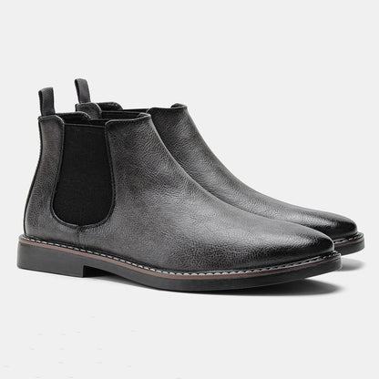 Men's Leather Chelsea Boots, Smooth