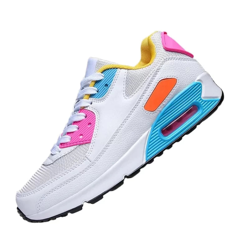 Men's Leather Chunky-Sole Sneakers