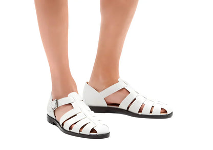 Men's Leather Gladiator Sandals, Non-Slip