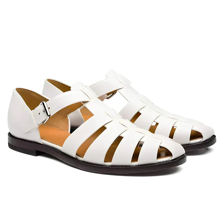 Men's Leather Gladiator Sandals, Non-Slip