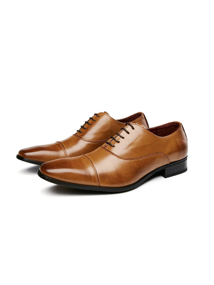 Men's Leather Lace-Up Shoes, Formal