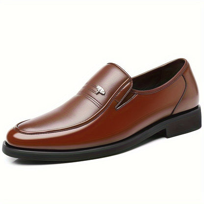 Men's Leather Slip-On Loafers, Breathable