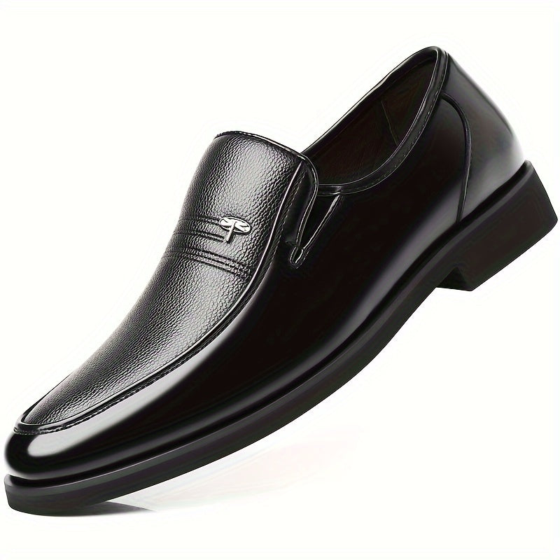 Men's Leather Slip-On Loafers, Breathable