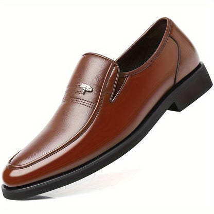 Men's Leather Slip-On Loafers, Breathable