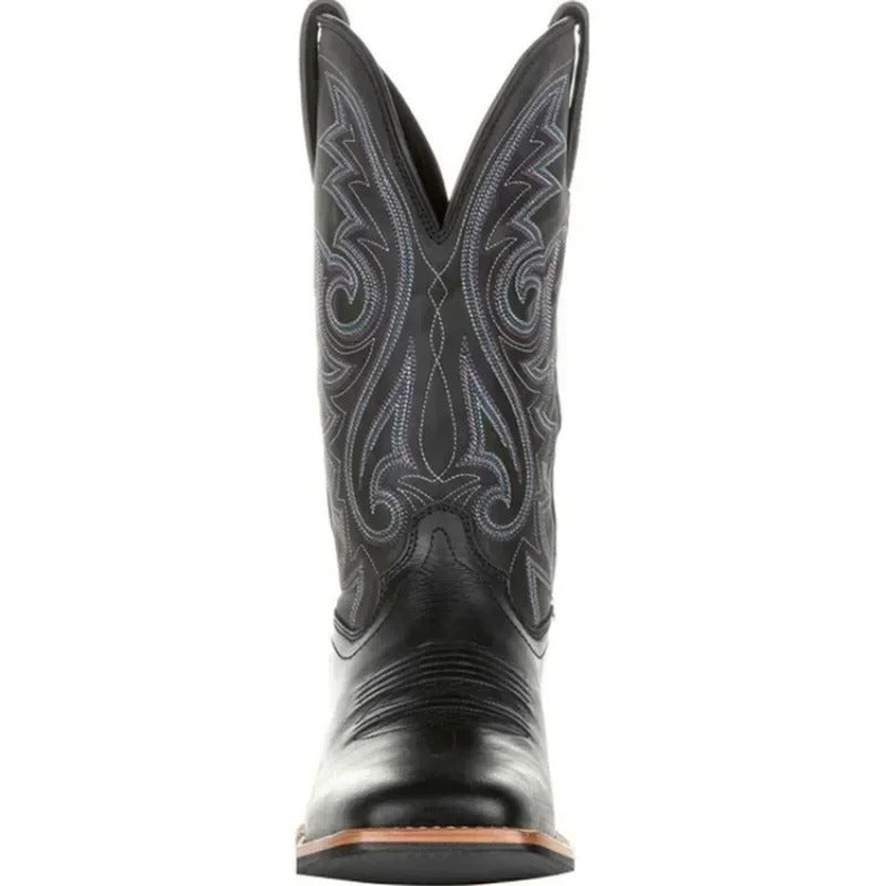 Men's Leather Western-Style Cowboy Boots