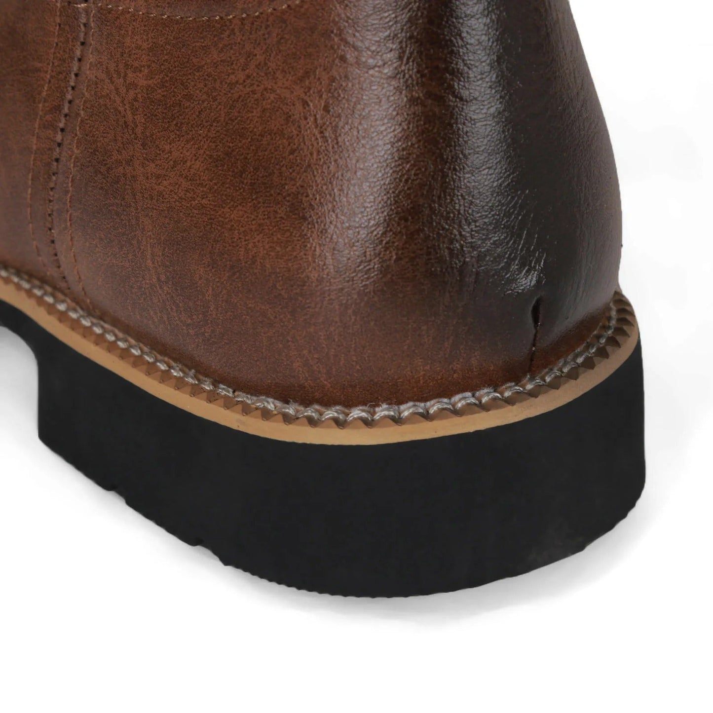 Men's Leather Western-Style Cowboy Boots