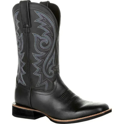 Men's Leather Western-Style Cowboy Boots
