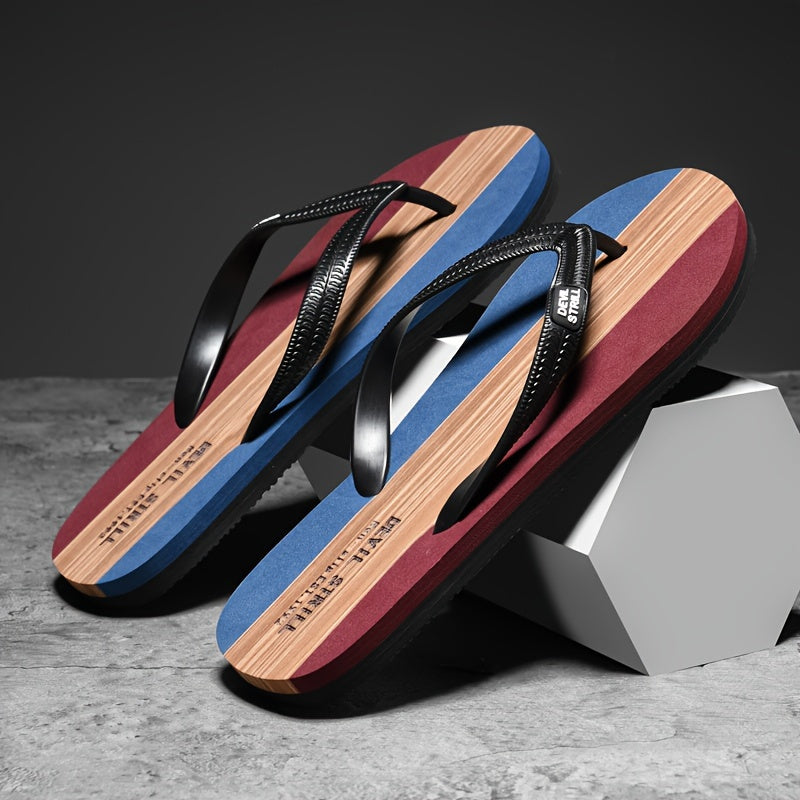 Men's Non-Slip Slides with EVA Sole