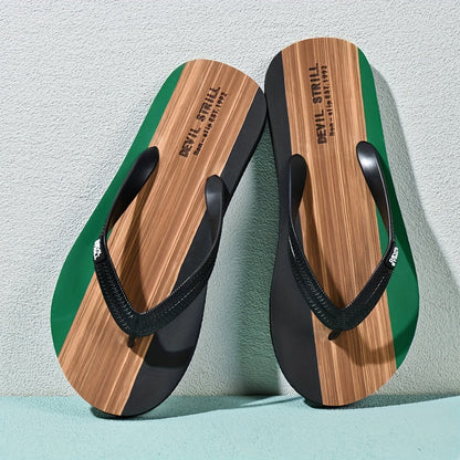 Men's Non-Slip Slides with EVA Sole