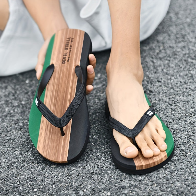Men's Non-Slip Slides with EVA Sole