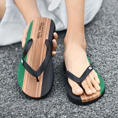 Men's Non-Slip Slides with EVA Sole