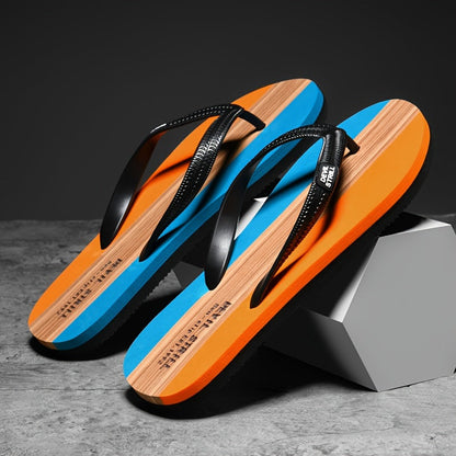 Men's Non-Slip Slides with EVA Sole