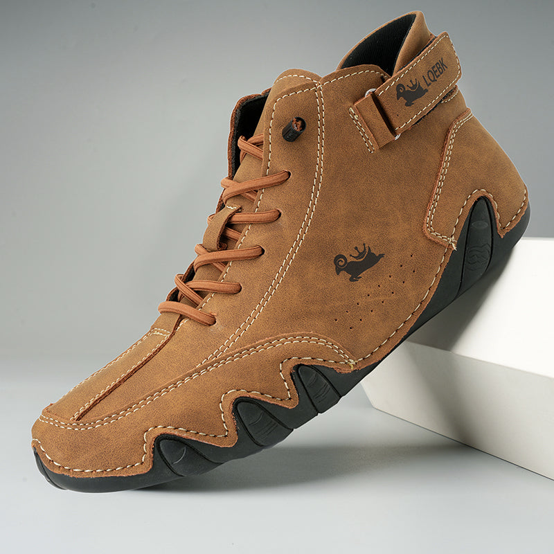 Men's Orthopedic Leather Hiking Boots