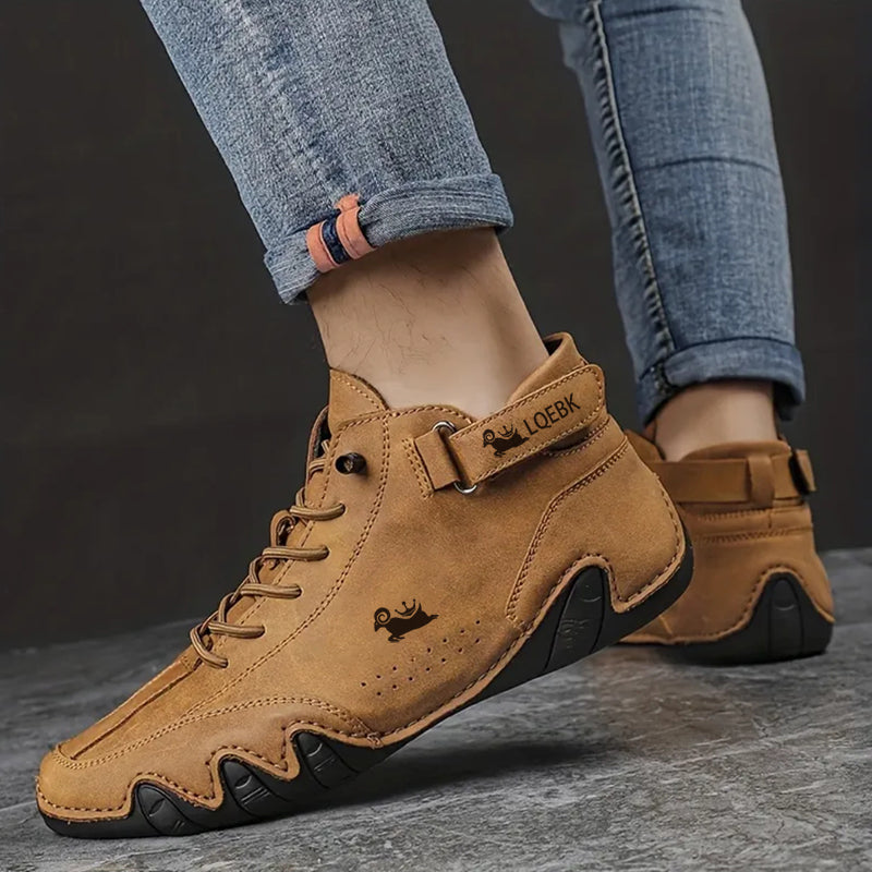 Men's Orthopedic Leather Hiking Boots